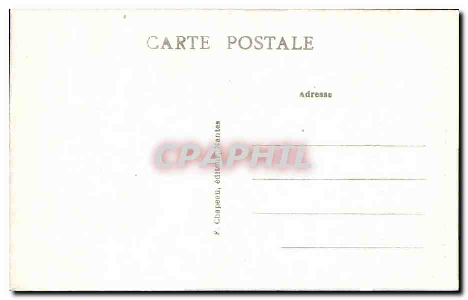 CPA Guerande Les Menhirs De Lessac — Rückseite