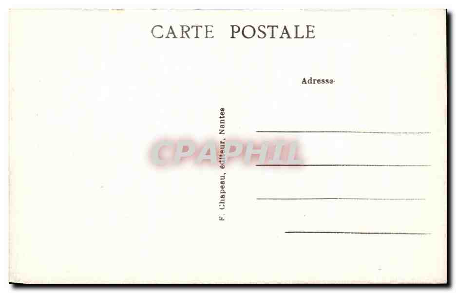 CPA Le Croisic Vers La Pointe Le Corps De Garde Et Le Menhir De Pierre Longue — Rückseite