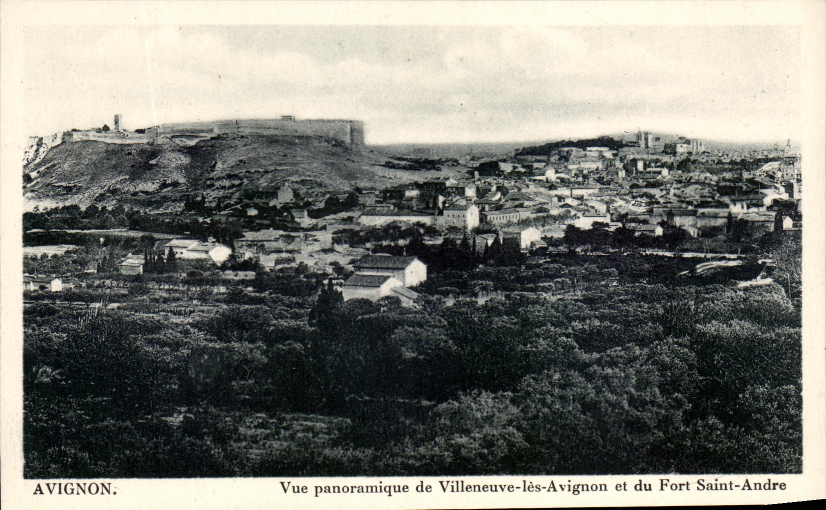 Villeneuve-lès-Avignon et Fort Saint-André — Avignon — vue panoramique
