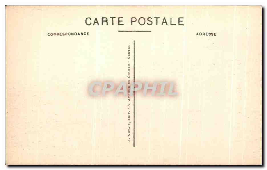 Calvaire de Pontchâteau — Station XIV : Jésus porté au Sépulcre — J. Nozaïs, édit. 18, Avenue du Corbeau, Nantes — Rückseite