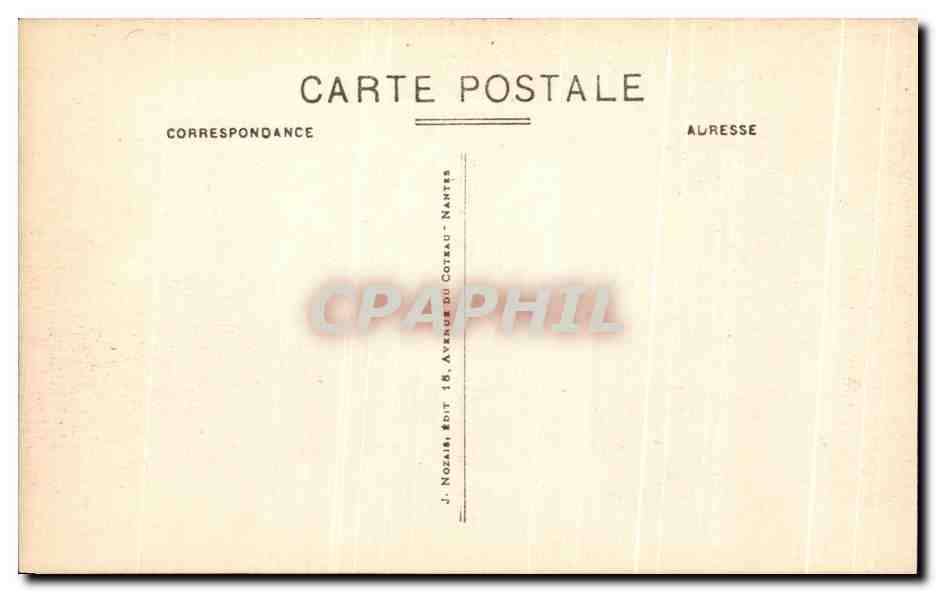 CPA Calvaire De Pontchateau Jesus Tombe Pour La Premiere Fois — Rückseite