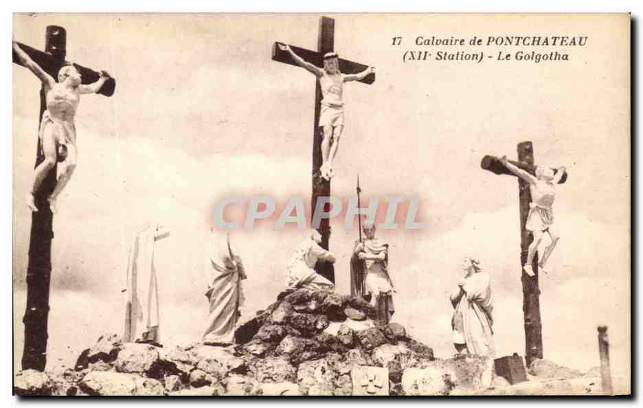 CPA Calvaire De Pontchateau Le Golgotha