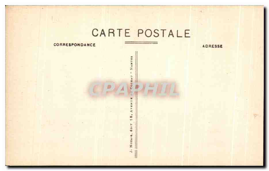 CPA Calvaire De Pontchateau Le Golgotha — Rückseite