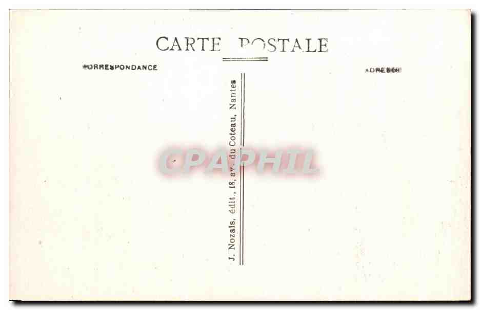 CPA Pontchateau Vue Generale De La Montagne Du Calvaire — Rückseite