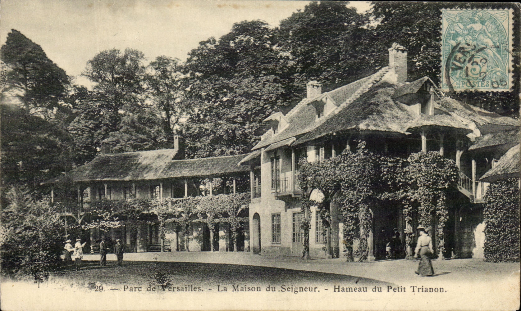 CPA Parc De Versailles La Maison Du Seigneur Hameau Du Petit Trianon