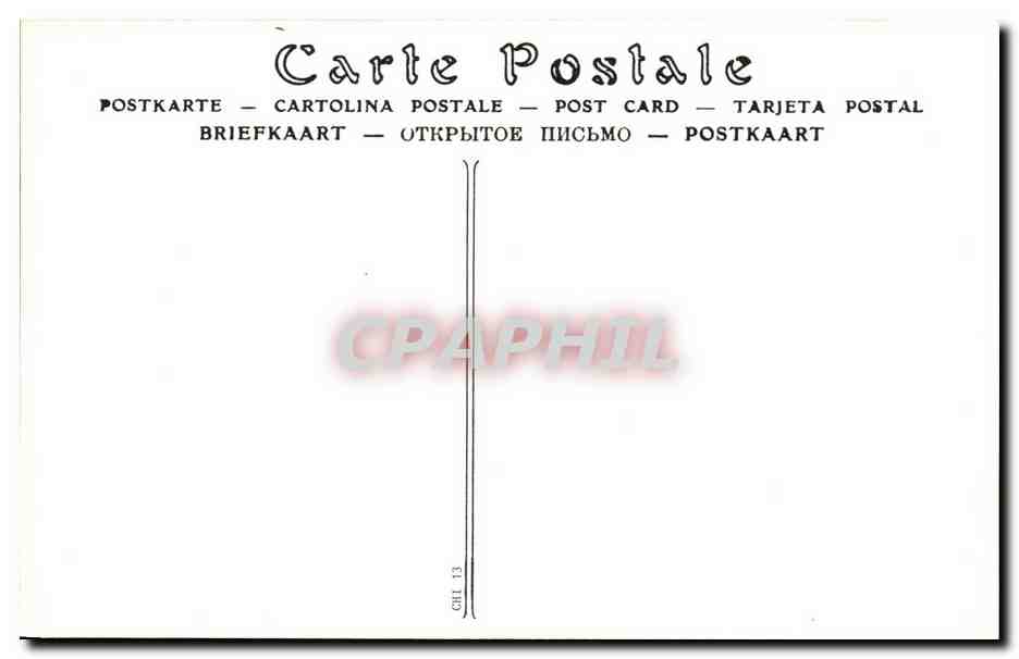 Paimpol — Ecke des Platzes, Eingang zur Kirchstraße — Coll. L. Hamonic, Si B. — Rückseite