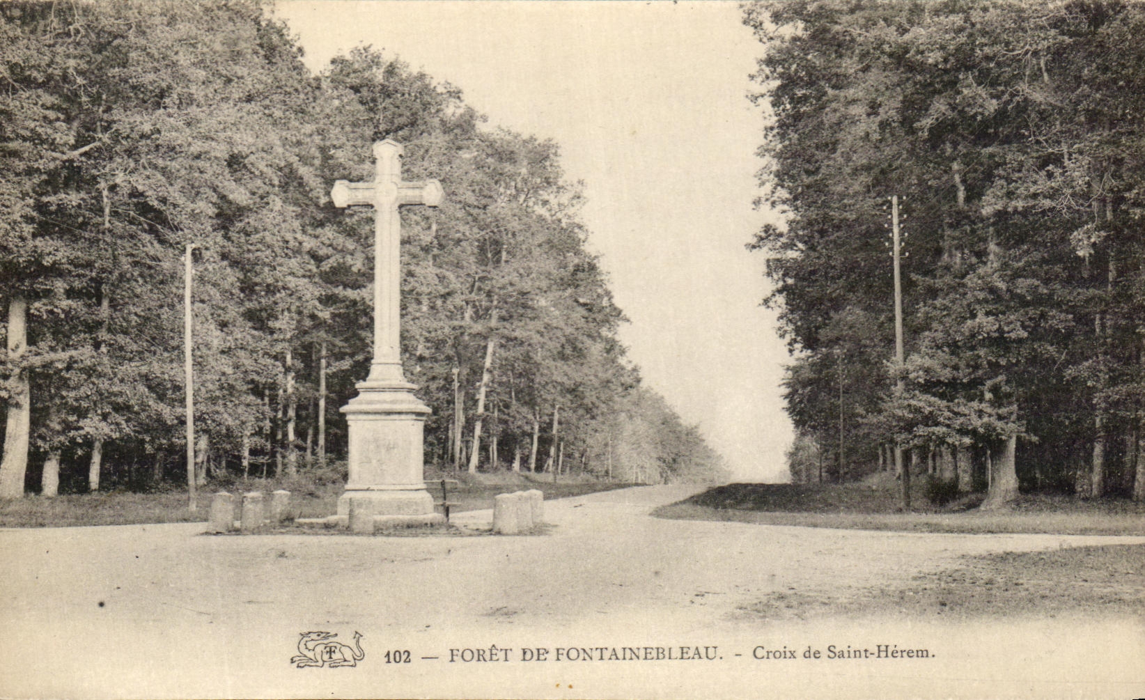 Cruz de San Hérem — Bosque de Fontainebleau — Editor n°102