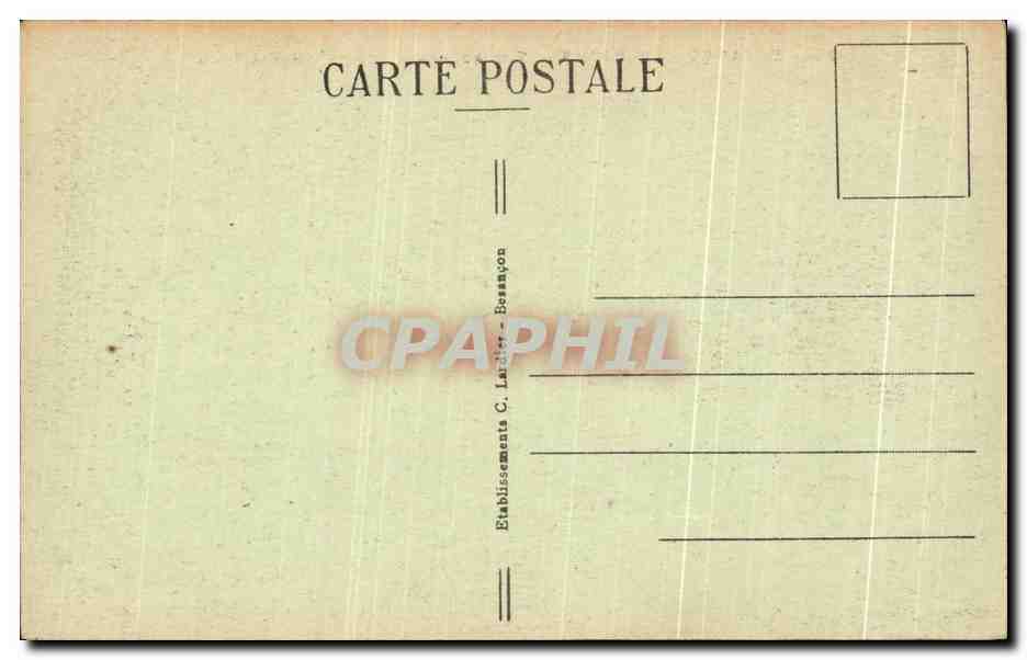 CPA Besancon les Bains Vue Generale prise de Saint Jean — Rückseite