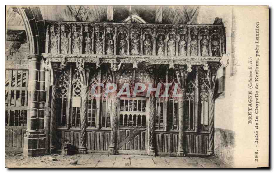 Chapelle de la Jubé - Lannion, près de Kerfons - Bretagne — Collection E.H. n°398