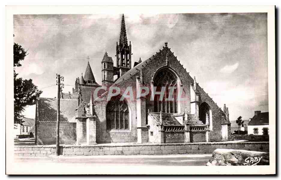 CPA St Guenole Penmarch Eglise Saint Nona