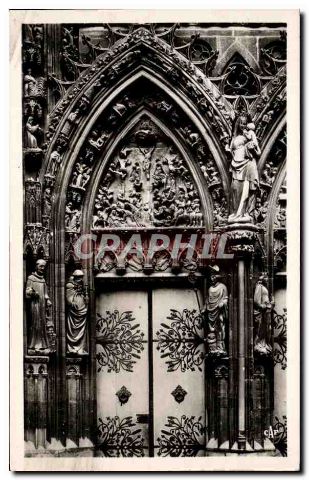 Thann - Cathédrale Saint-Thiébault — Grand Portail - Détail