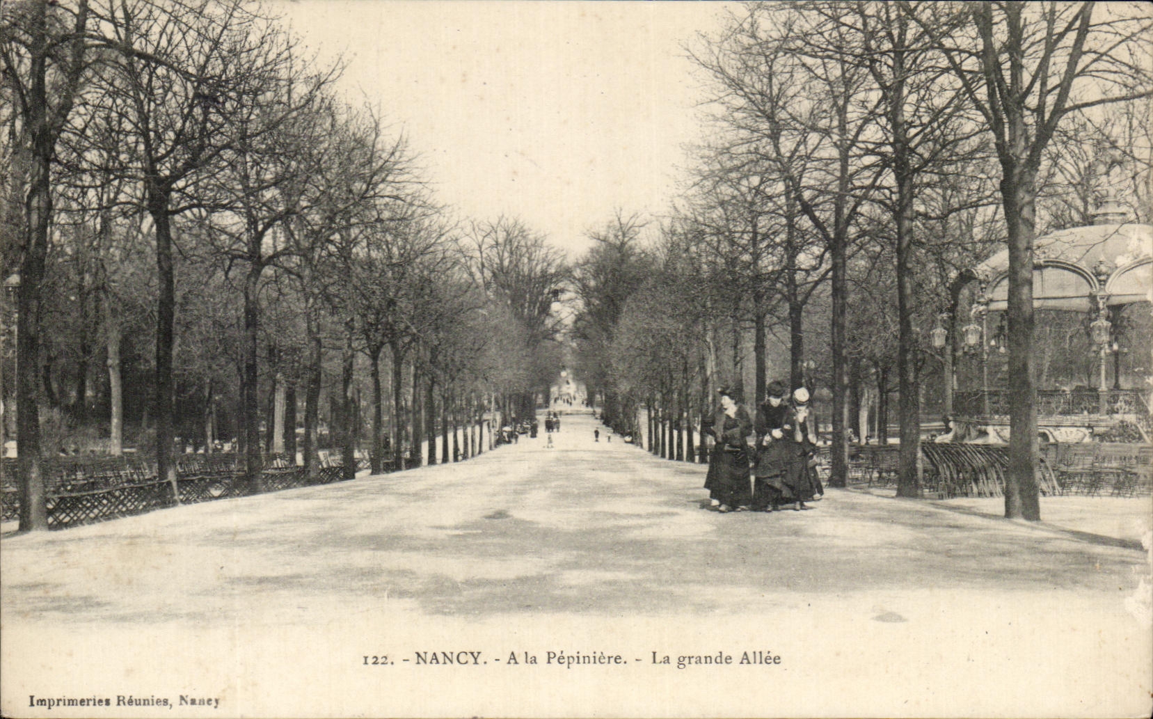 CPA Nancy A la Pepiniere La Grande Allee
