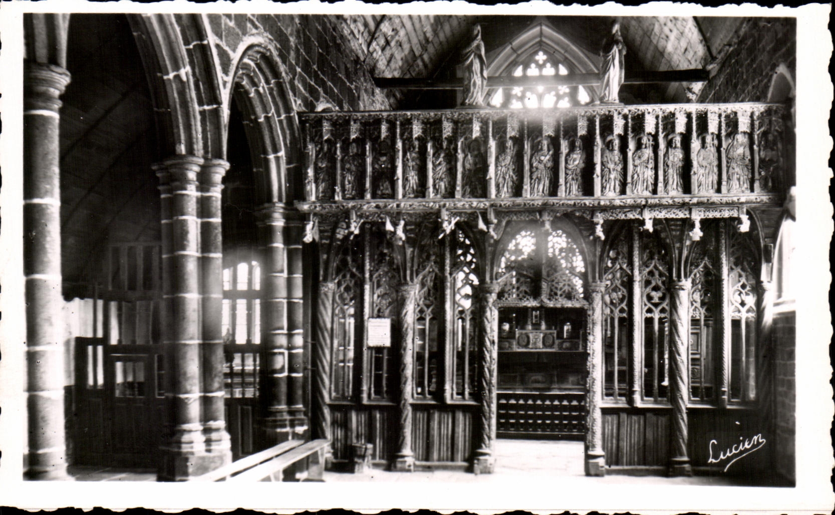 Intérieur de la chapelle - Jude de Kerponts — PLOUBEZRE (C.-du-N.) — Édition Photo Véritable