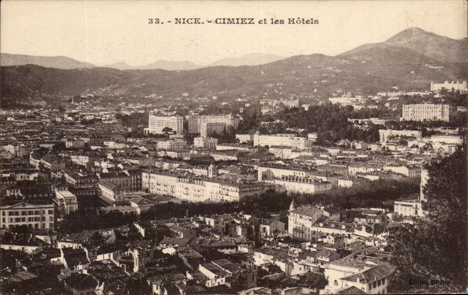CPA Nice Cimiez et les Hotels