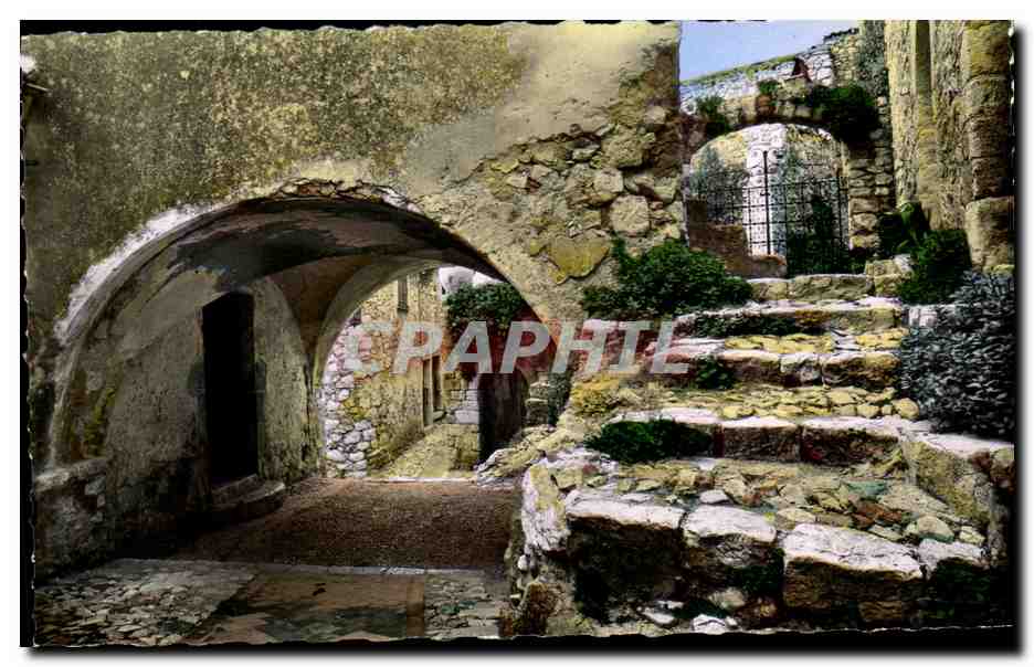 CPA Eze Village Vieille rue Pittoresque