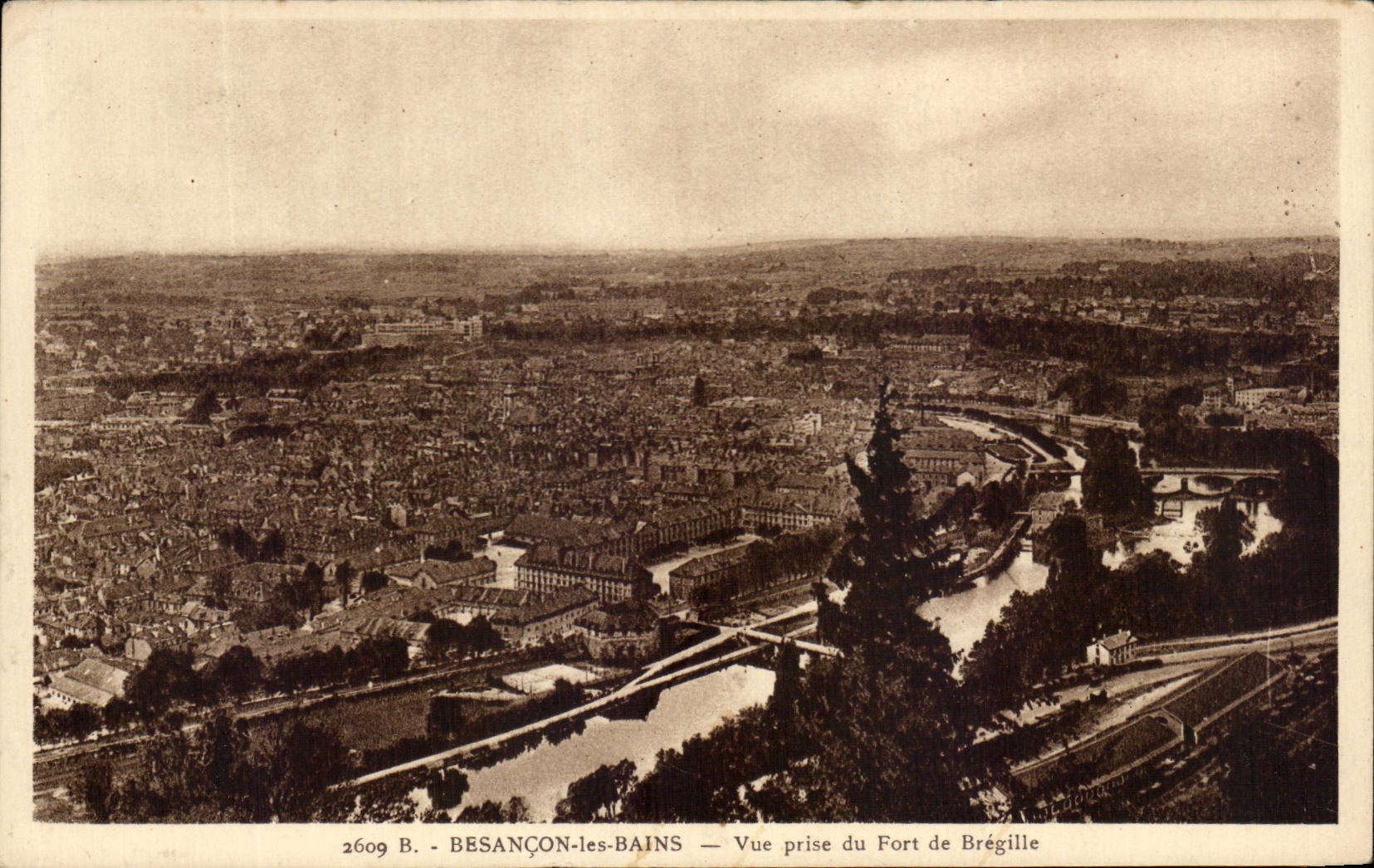 Besançon-les-Bains — Vue prise du Fort de Brégille — Édition La Cigogne - Val-d'Alai