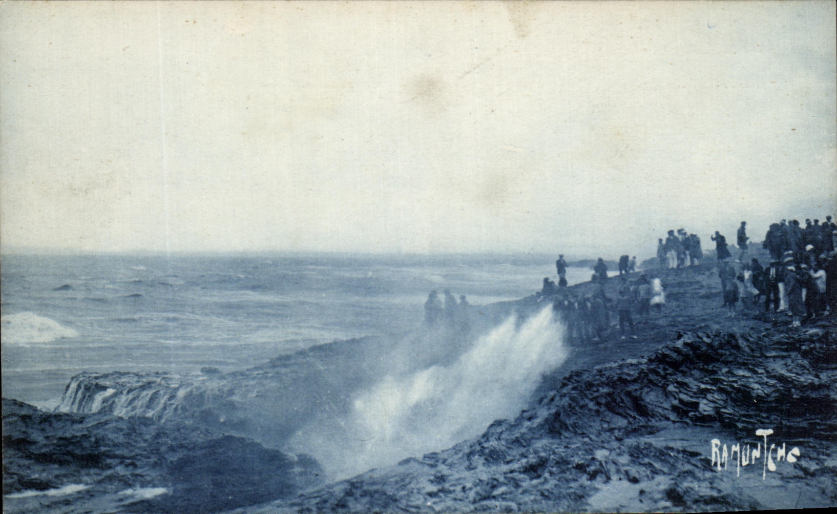 Sion-sur-Océan - Croix-de-Vie — La Corniche Vendéenne — 'Le Jet d'eau' — Éditions Artistiques Raymond Bergevin