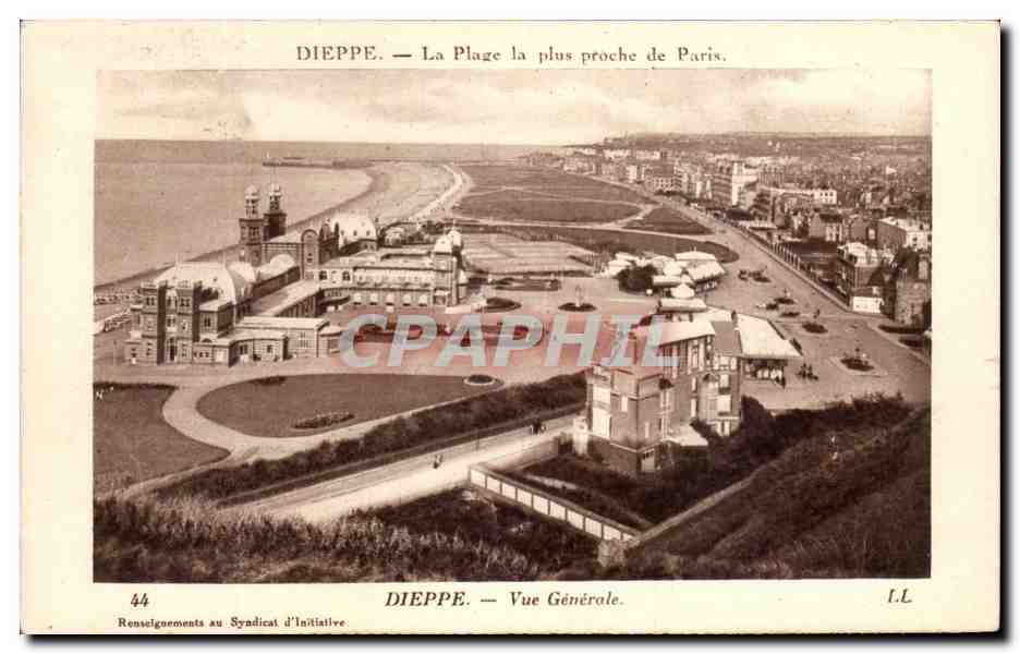 CPA Dieppe La Plage la Plus proche de paris