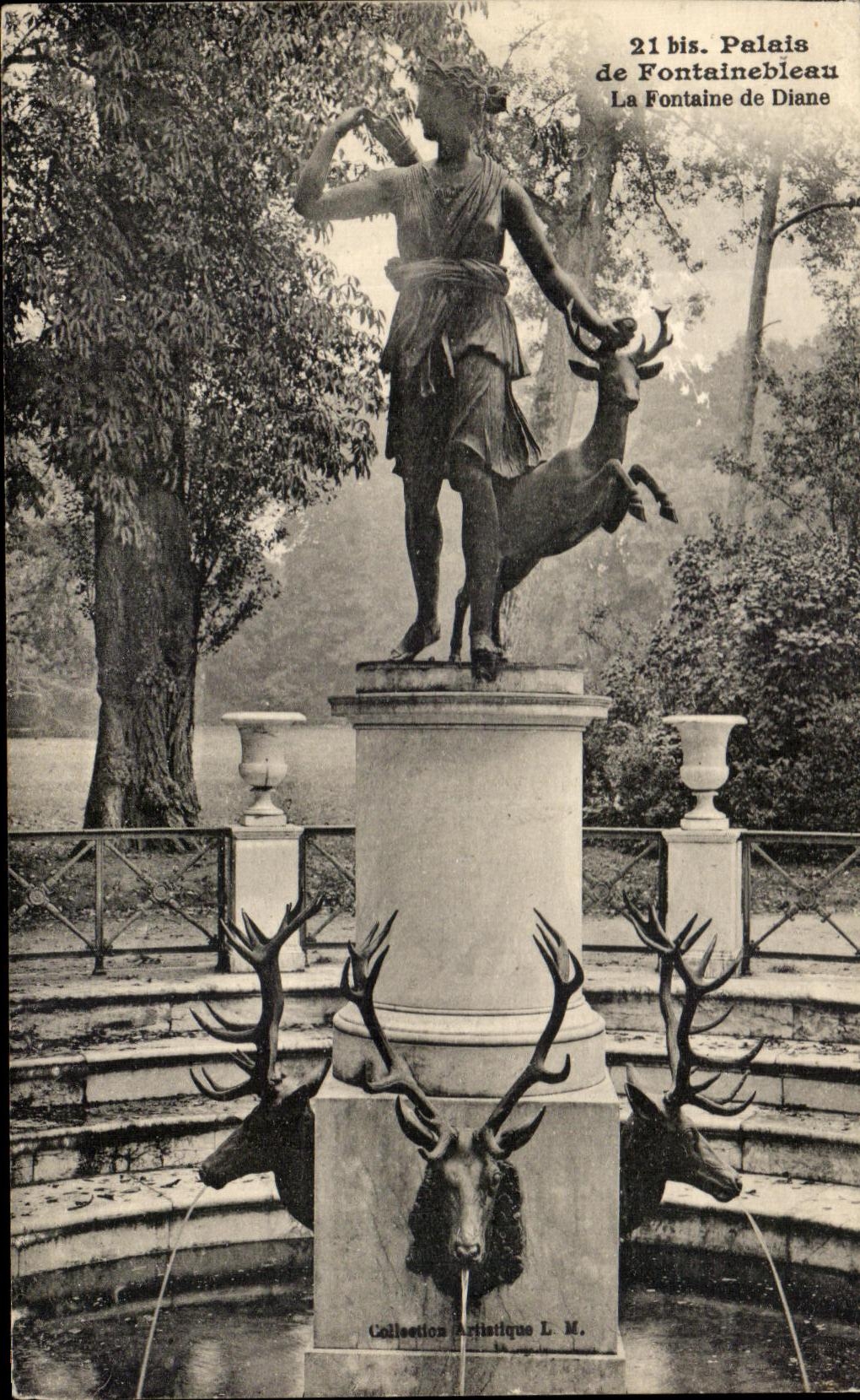 Fontana di Diana — Palazzo di Fontainebleau — Collezione Artistica L. M.