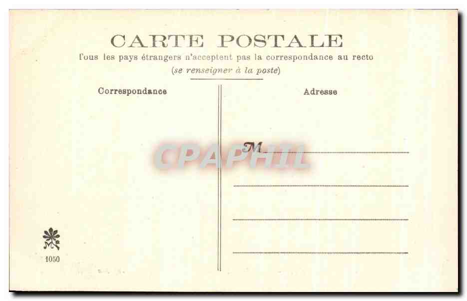 CPA Orleans L'Hotel de Ville Grand Salon de Receplion — Verso