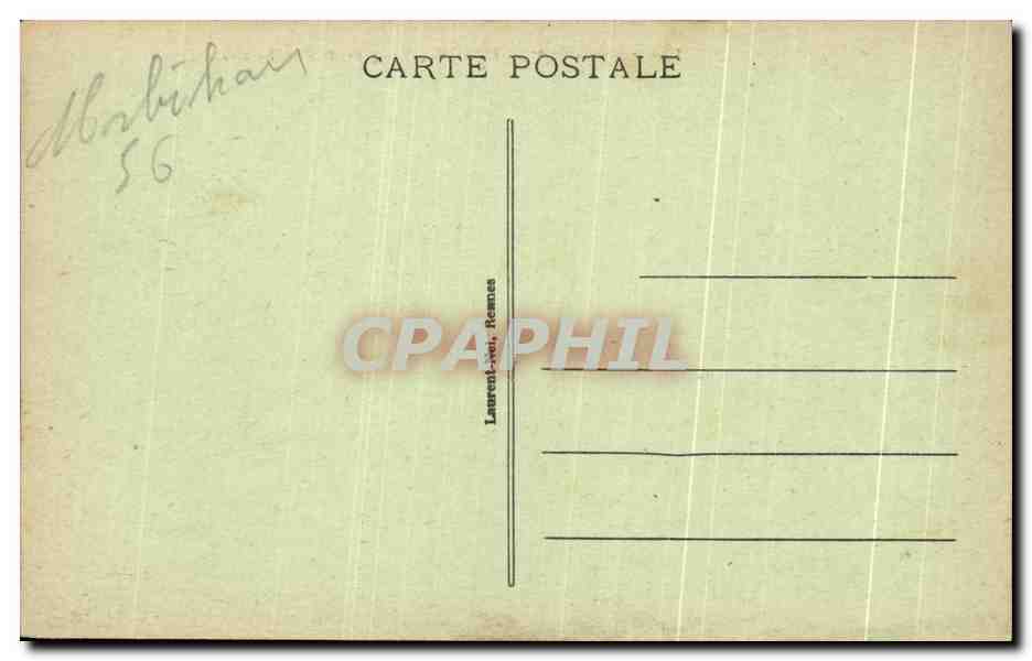 Halbinsel Quiberon — Ansicht von Port-Bara Richtung Süden — n° 3189 — Rückseite