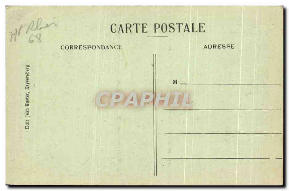 CPA Tableaux au Choeur de la Chapelle des Trois Epis Origine du pelerinage  — Rückseite