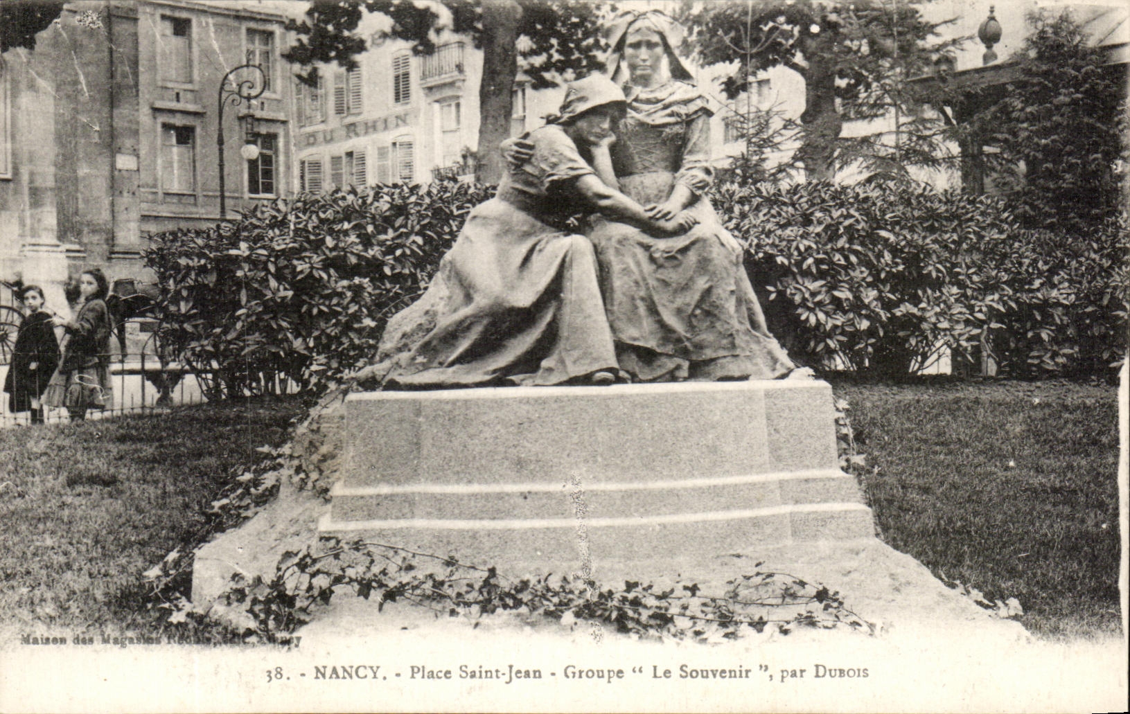 CPA Nancy Place Saint Jean Groupe Par Dubois Alsace Lorraine Enfants