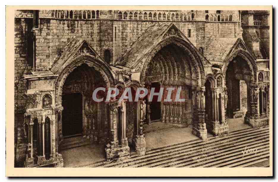 Chartres (Eure-et-Loir) — Das Nordportal — Les Éditions d'Art Yvon