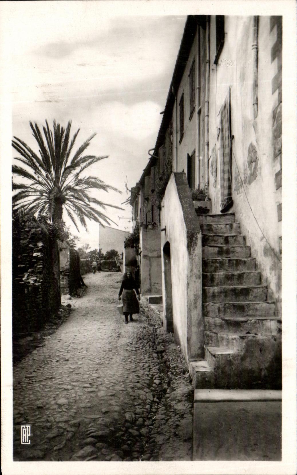 CPA La Cote Vermeille Collioure Une Vieille Rue Du Faubourg