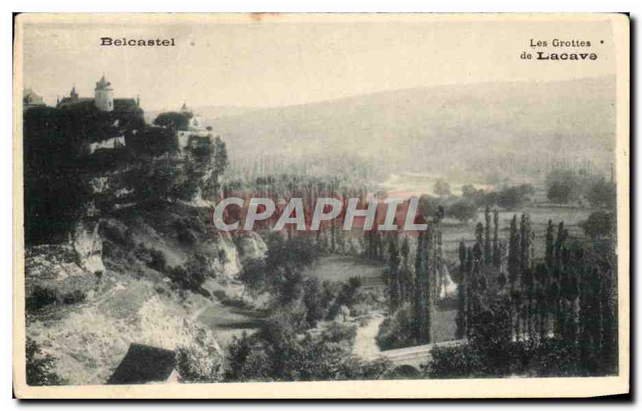 CPA Belcastel Les Grottes De Lacave Quercy Dordogne 