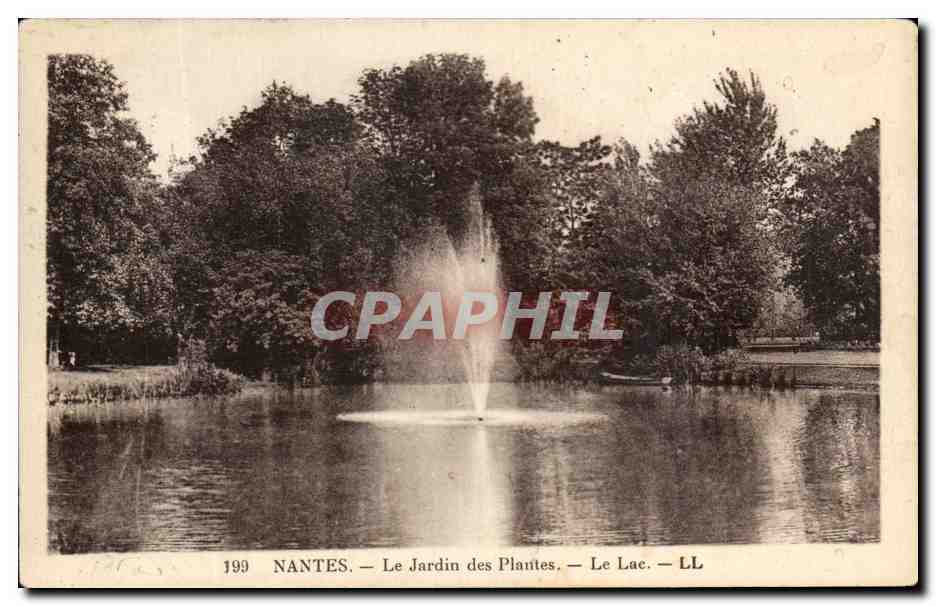 CPA Nantes La Jardin des Plantes Le lac