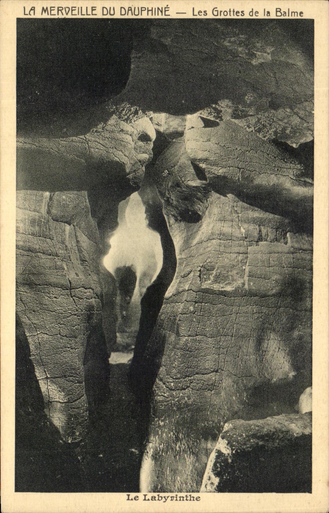 Les Grottes de la Balme — Le Labyrinthe — Fred Boissonnas et Cie, Paris