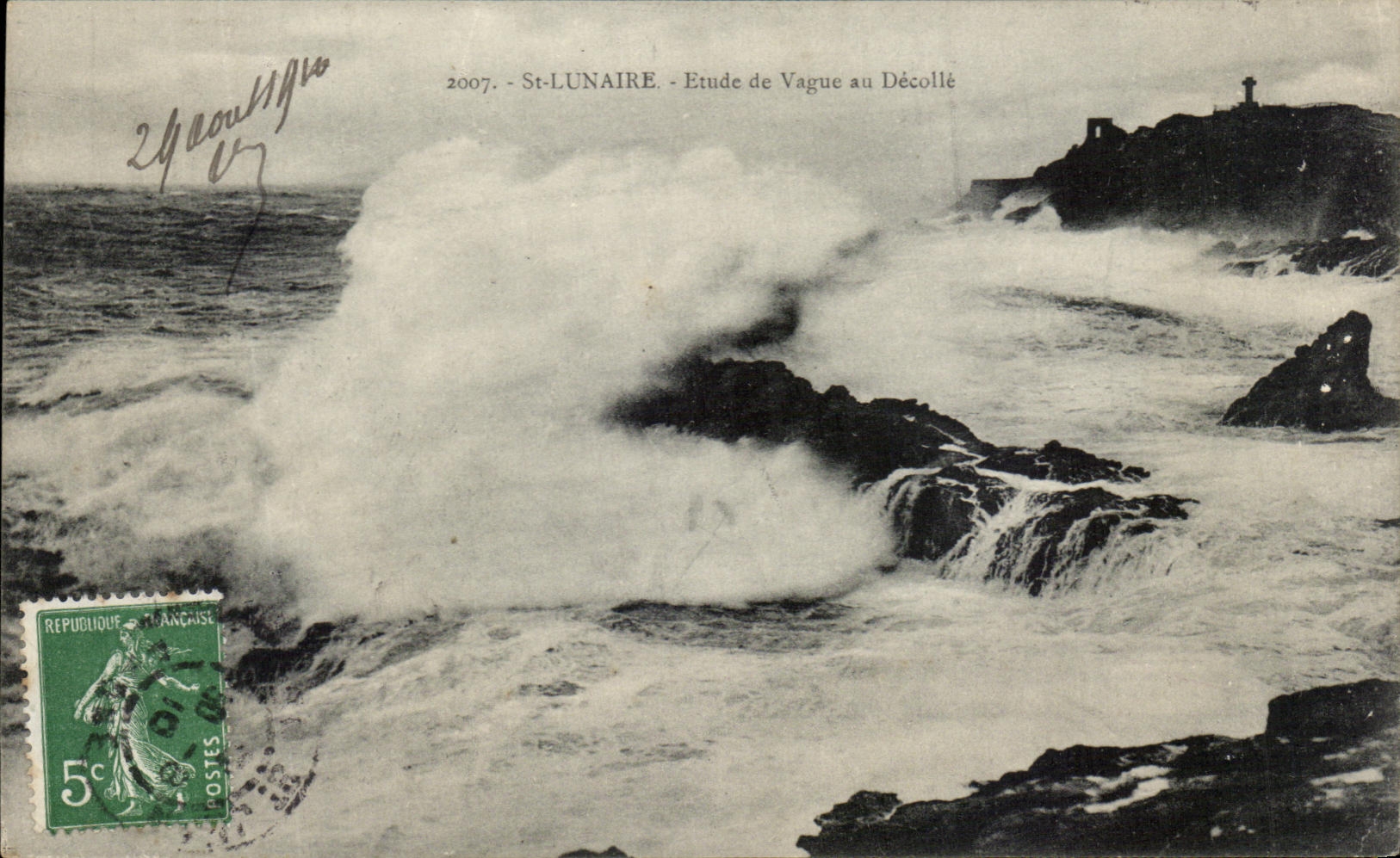 St-Lunaire — Étude de Vague au Décollé — H. Le Maillot, éditeur