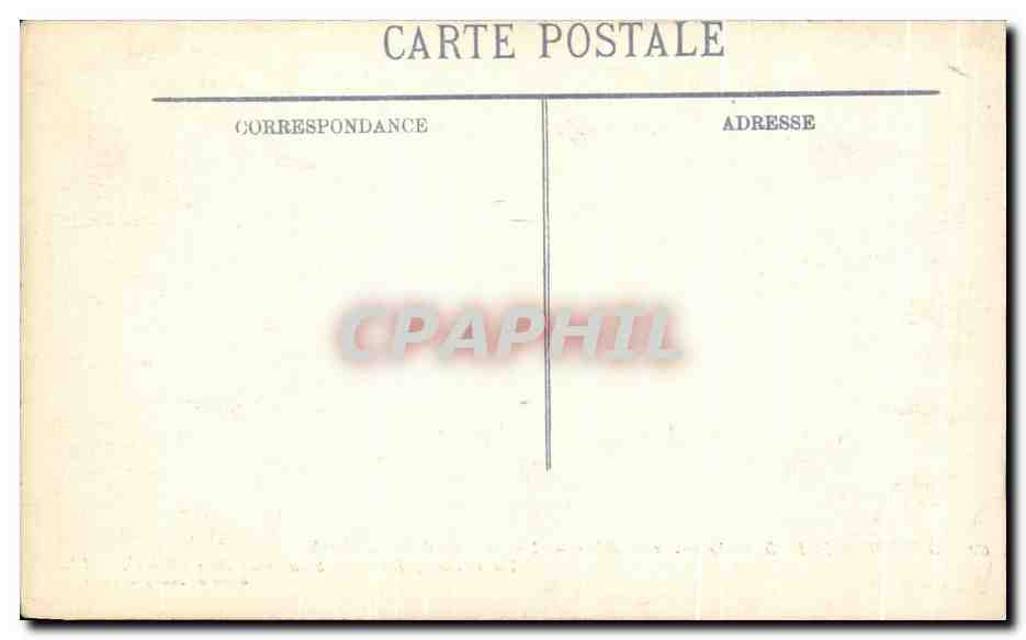 CPA Guerre Le Crime de Reims Une rue pres de la Cathedrale The Crime of Reims Militaria — Verso