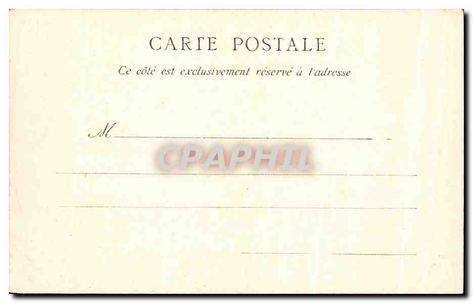 CPA Tours La Palais de Justice et le Quartier de Gendarmerie — Rückseite