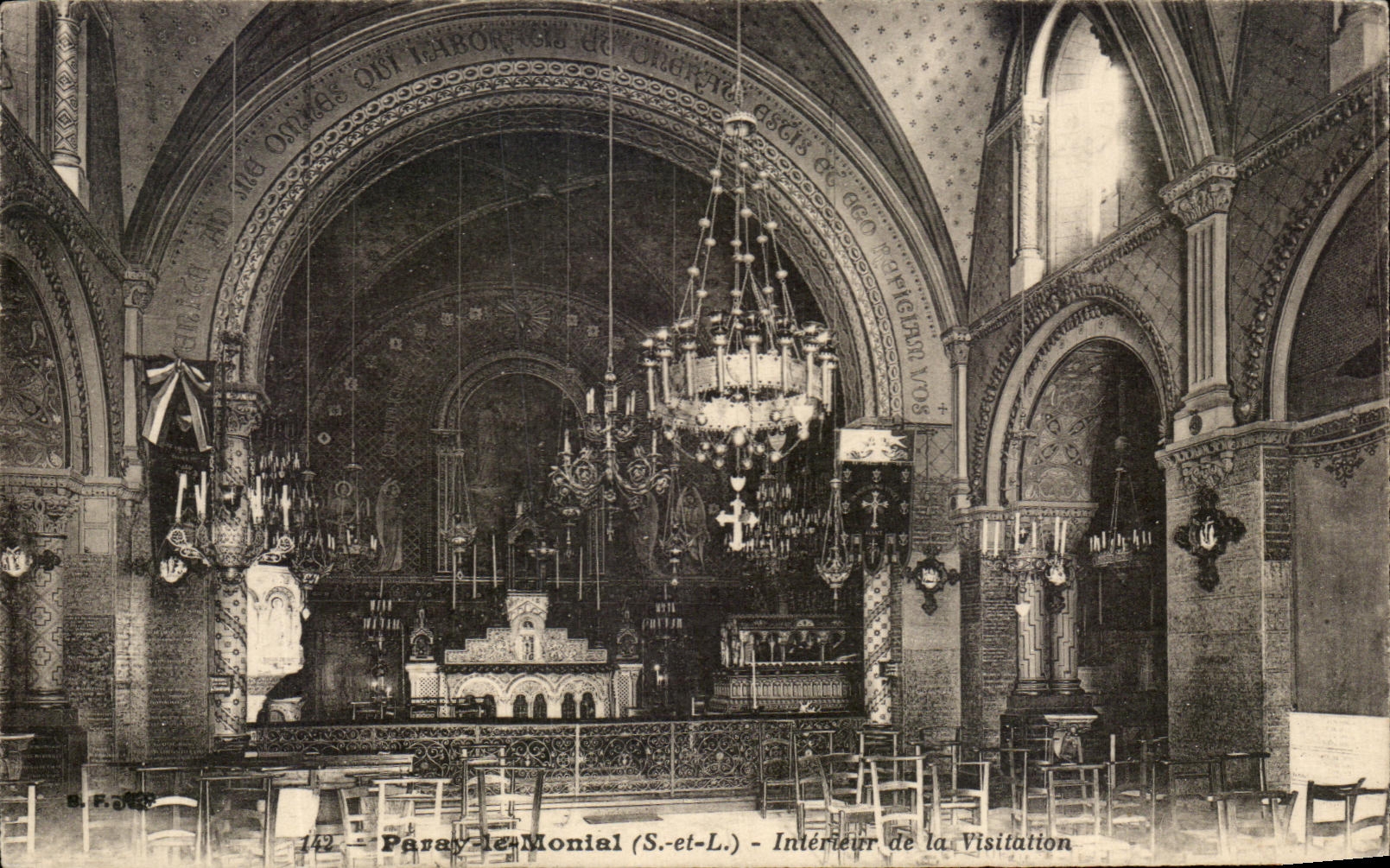 Pavay-le-Monial (S.-et-L.) — Intérieur de la Visitation — B. F. 142