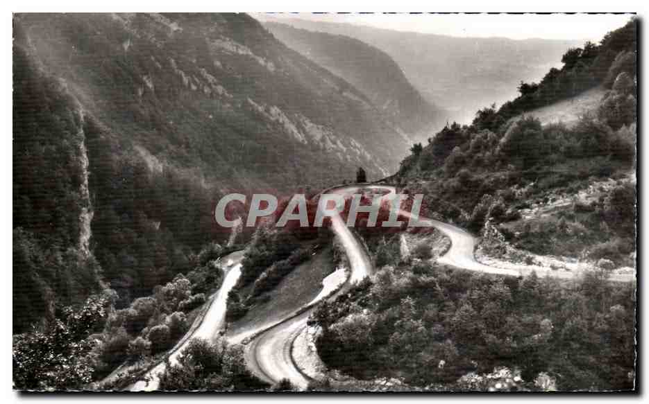 CPSM Le Jura Pittoresque Route De St Claude La Faucille Les Lacets De Sepimoncel