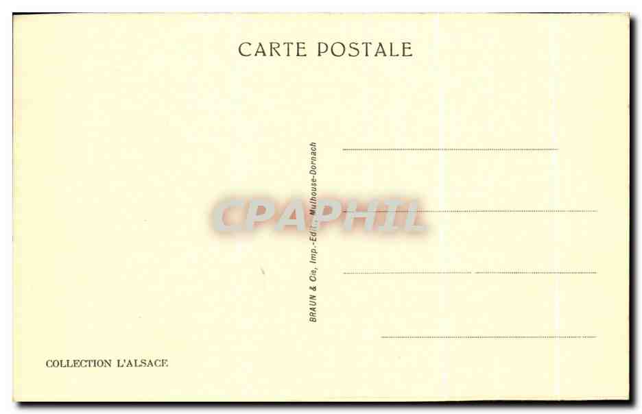Niederbronn-les-Bains — La Ruine du Windstein — éditeur Braun & Cie, Mulhouse-Dornach — Reverso