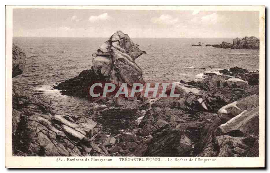 Environs de Plougonvelin - Trégastel-Primel - Le Rocher de l'Empereur