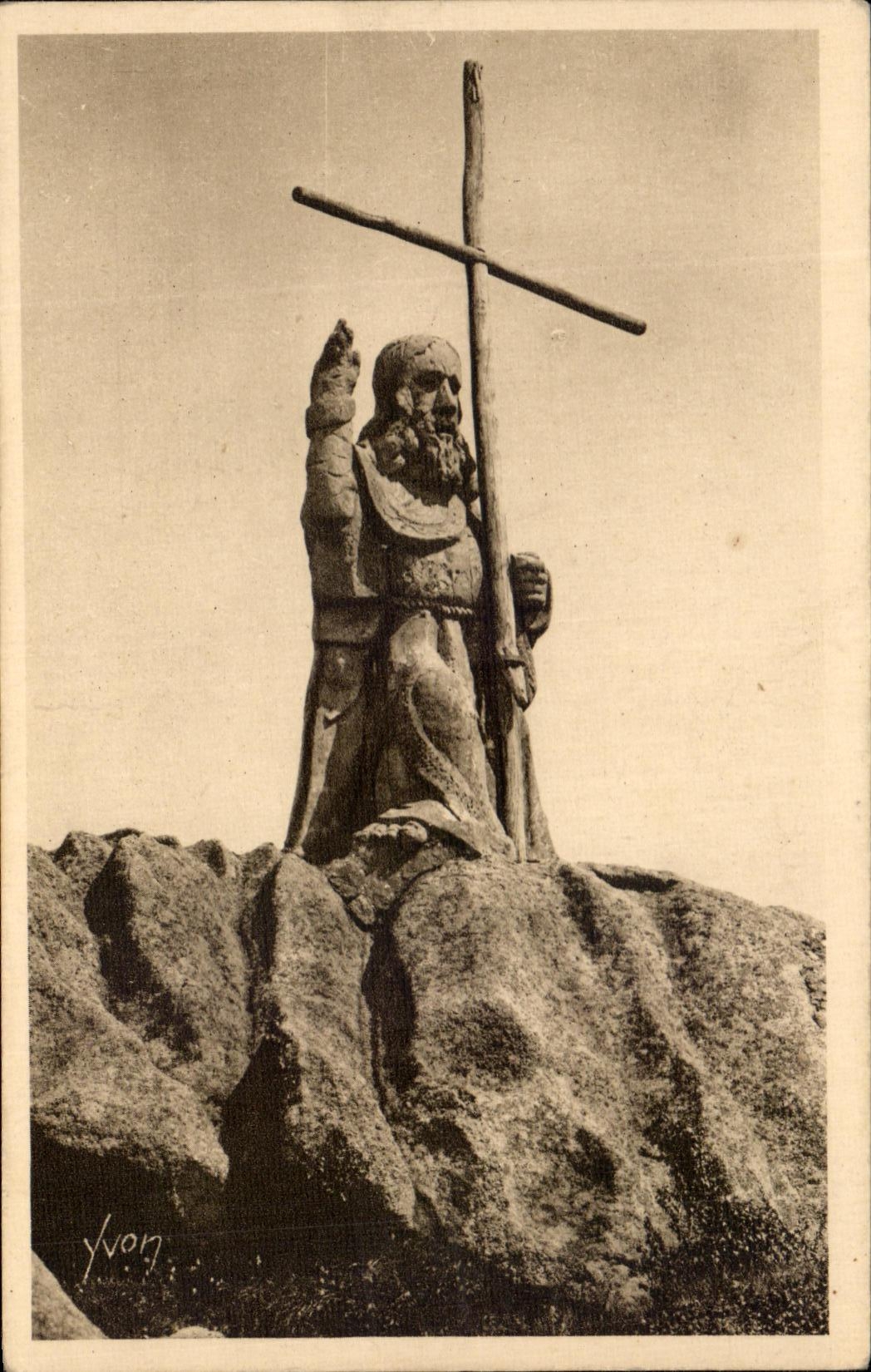 Côte de Granit — Trégastel (Côtes-du-Nord) — Le Père Éternel — Éditions d'Art Yvon