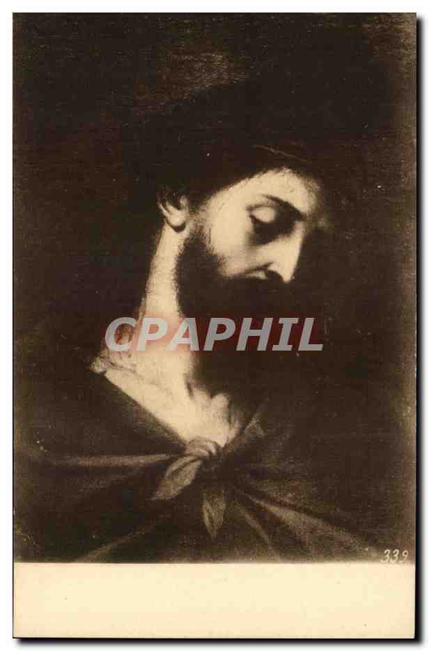 Saint Jean-Baptiste — détail de la peinture de Murillo — phototypie de Hauser, Madrid