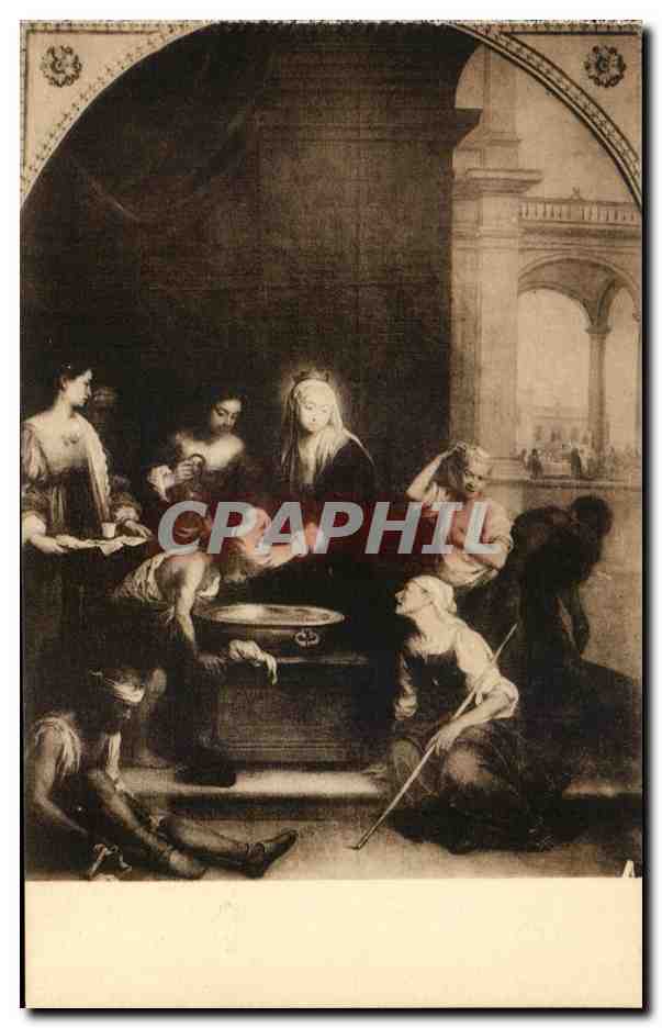 CPA Santa Isabel Reina De Hungria Murillo Museo Del Prado Madrid