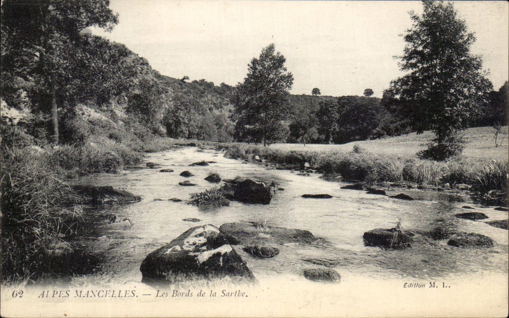 Die Ufer der Sartbe — ALPES MANCELLES — Ausgabe M. L.