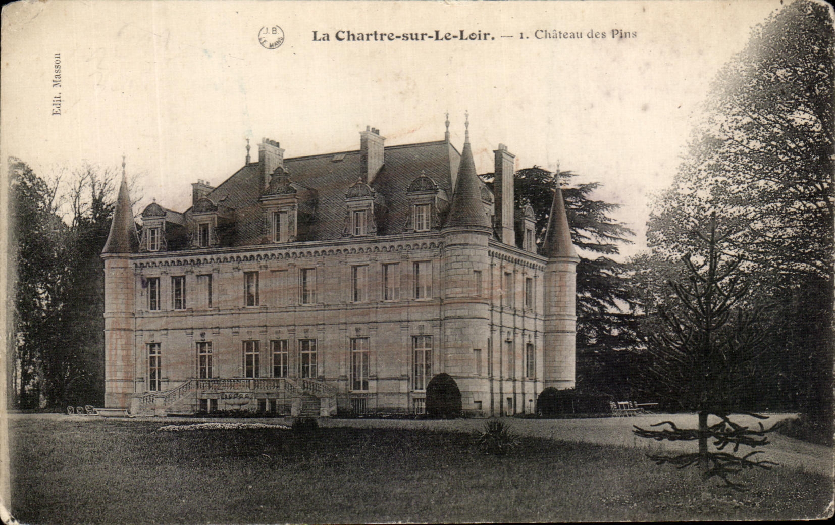 CPA La Chartre sur le Loir Chateau des Pins