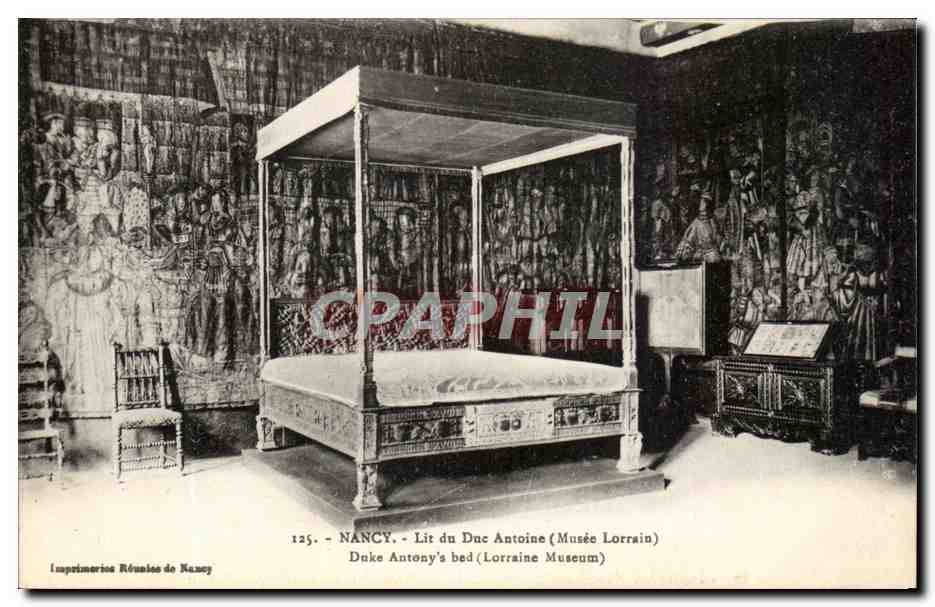 CPA Nancy Lit du Duc Antoine Musee Lorrain 