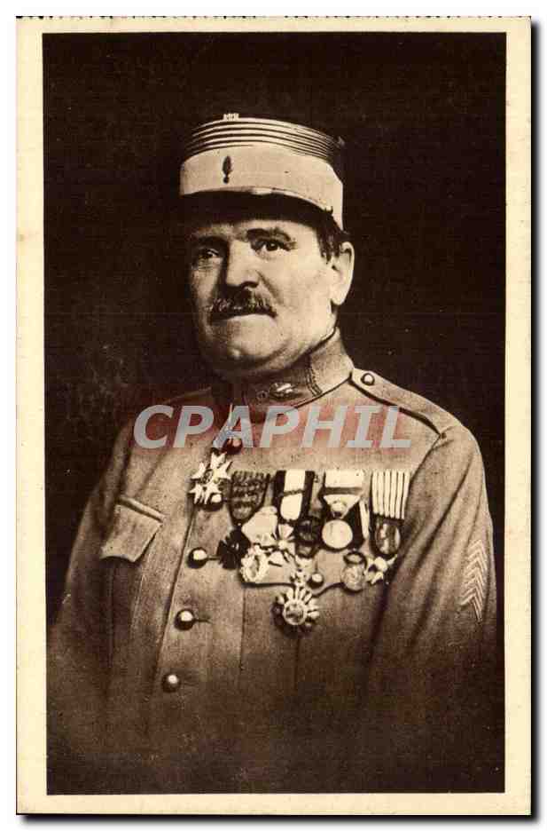 CPA Le colonel Raynal Glorieux defenseur de fort de Vaux Militaria