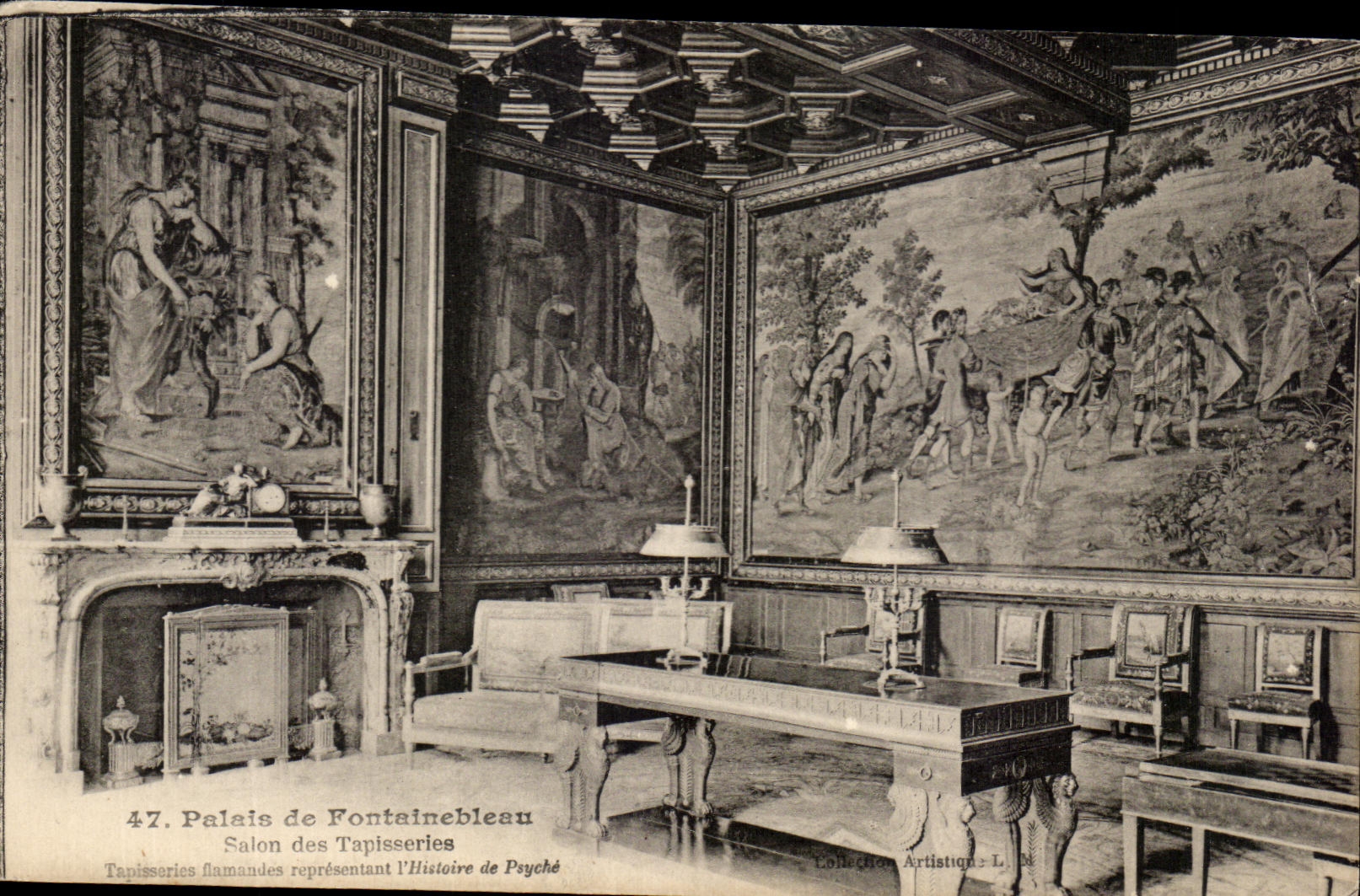 Palazzo di Fontainebleau — Salone dei Tappeti Rappresentante la Storia di Psiche — Collezione Artistica L. D.