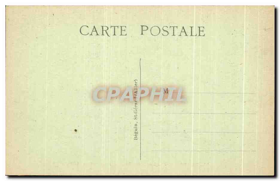 CPA Pittoresque Interieur Auvergnat Auvergne  — Verso