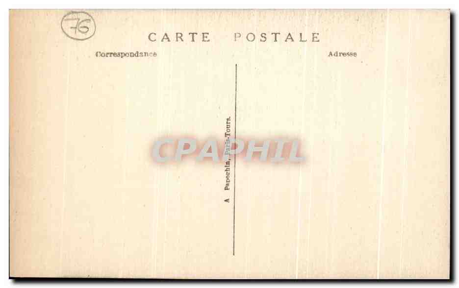 CPA Chateaux Arques La Bataille Interieur Du Pavillon De Chasse  — Rückseite