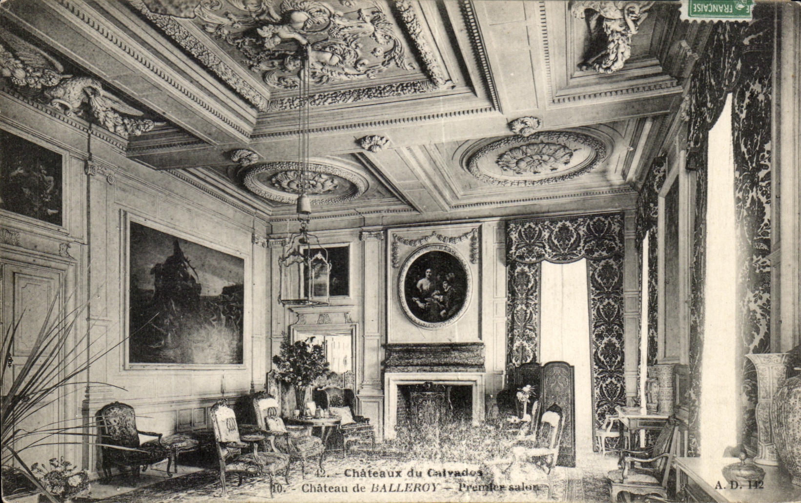 Schloss BALLERROY — Erster Salon — Schlosser des Calvados